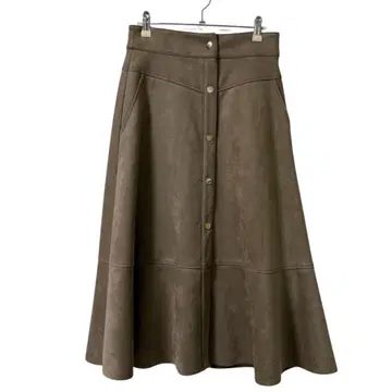 ZARA 스웨이드 느낌 플레어 스커트