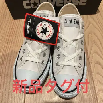 [택 포함 새상품] converse 가죽 올스타 옥스 WHITE