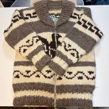 캐나다 구매 남성용 빈티지 카우친 스웨터