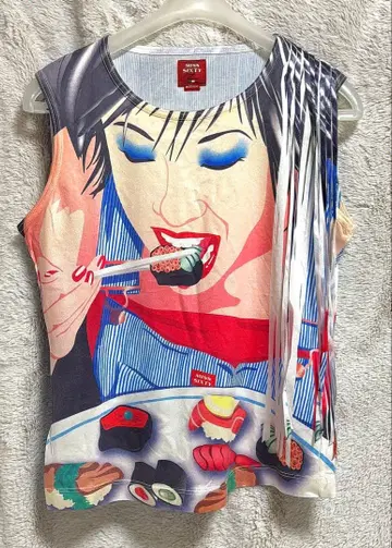 MISS SIXTY Sushi 탱크탑 프린지 상의