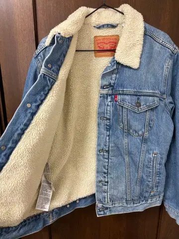 EDWIN 데님 보아 자켓 남성용 M 보아 안감 G자켓 에드윈