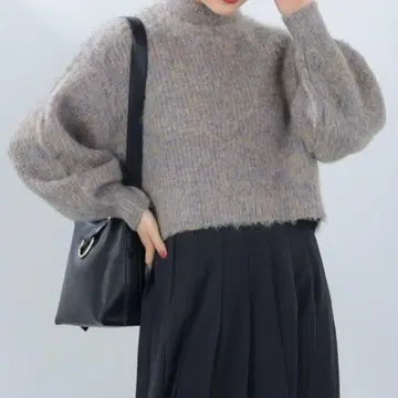 BEAMS HEART 샤기 스웨터