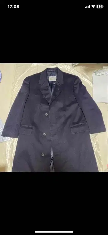 아쿠아 스큐텀 aquascutum 캐시미어 100% 체스터 코트