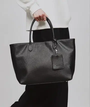 [ 새상품급 ] TK 다케오 키쿠치 가죽 느낌 토트백 블랙
