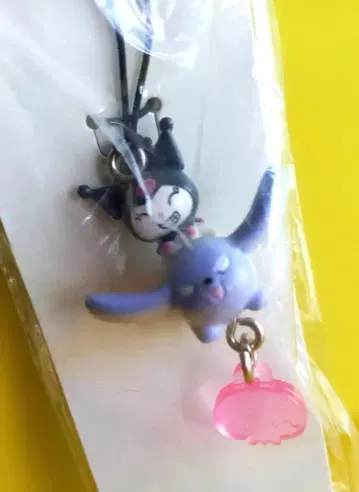 미사용 초기 쿠로미&바쿠 스트랩 오네가이 마이멜로디 산리오 레어