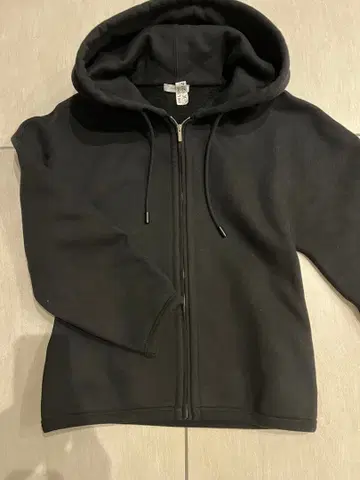 FERRAGAMO 블랙 풀 지퍼 후디 후드티