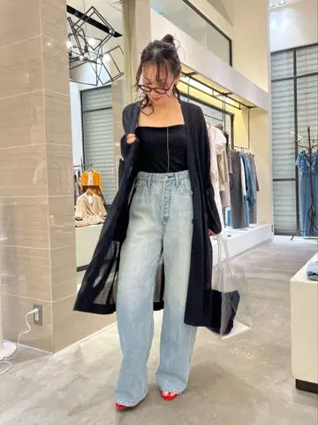 Whim Gazette 위임 가제트 하이 게이지 롱 가디건