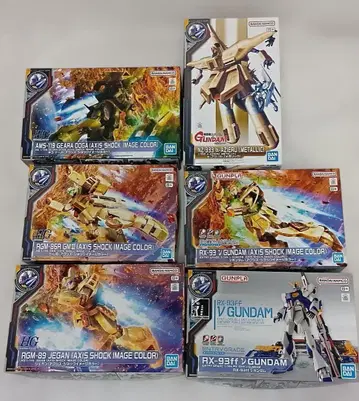 건담 사이드 F 한정판 프라모델 6개 세트