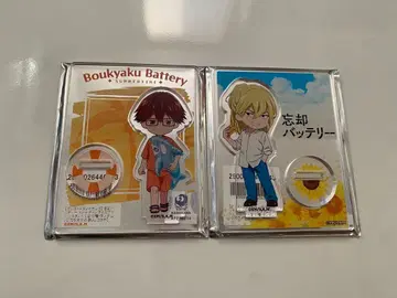 망각 배터리 x 가라오케의 철인 아크릴 스탠드 2종 세트