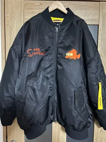 심슨 MA-1 자켓 블랙 2XL