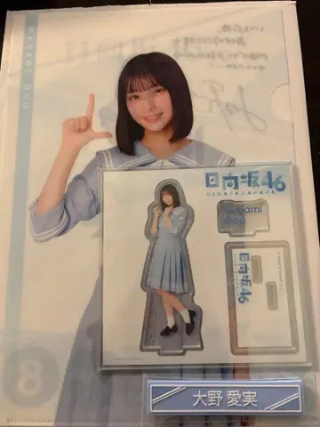 히나타자카46 복권 오노 마나미 아크릴 스탠드 세트