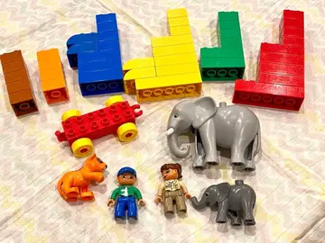 LEGO 듀플로 코끼리 바구니