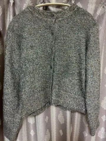 유나이티드 애로우즈 글리터 라메 가디건