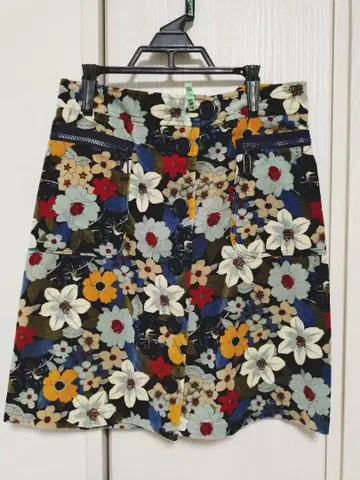 [레트로] Paul Smith 꽃무늬 사다리꼴 스커트 폴스미스 핑크