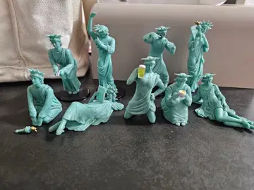 자유의 여신상 피규어 세트 9개