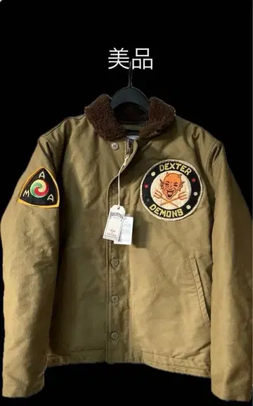 새상품급 노스노우네임 한정판 와펜 부착 휴스턴 N-1 덱 자켓