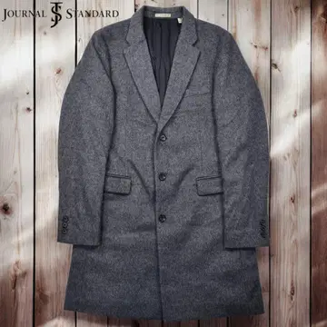 11M401 Journal Standard 차콜 계열 체스터 코트