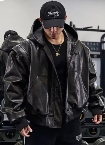 브루스 리 가죽 자켓