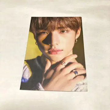 stray kids 현진 yellow wood 메시지 트레이딩 카드