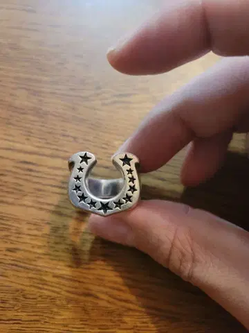 말굽 반지 실버 925