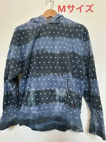 DUB FACTORY 타이다이 도트 후드티 M 사이즈