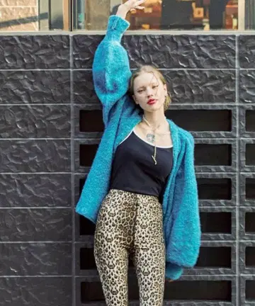 jouetie 모헤어 롱 가디건