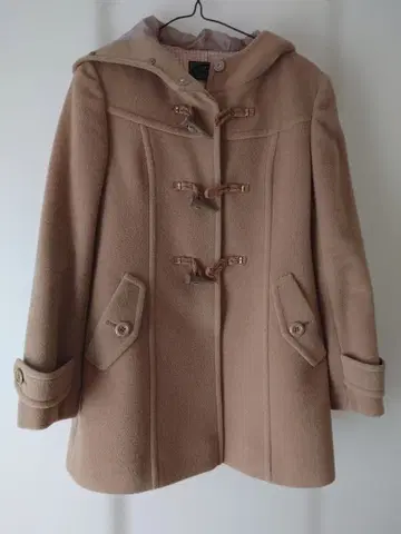 [ 애니 시스 바이 쿠미쿄쿠 베이지 더플 코트 퍼 없음 ]