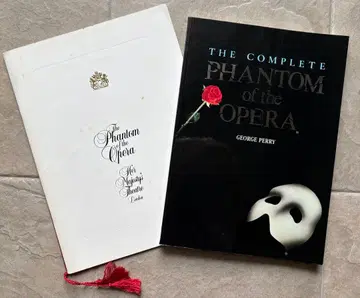 오래된 공연 팜플렛 오페라의 유령 (영문판)