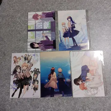 야가테 키미니 나루 연재 완결 5주년 엽서 전 5종 낱개 판매 금지