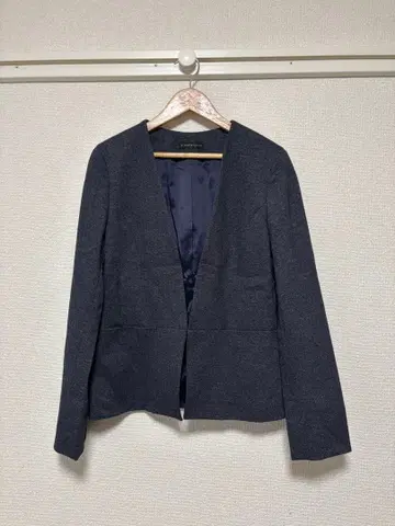 [ 새상품급 ] 12 Twelve Agenda 노카라 자켓 네이비