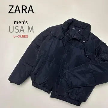 새상품급 ZARA 블랙 다운 자켓 USAM (L~XL 상당) 점퍼