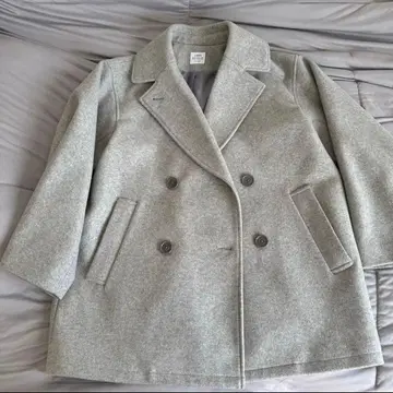 coen 그레이 더블 브레스트 코트 M 사이즈