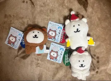 농담곰 마스코트 키체인 겨울 3개 세트