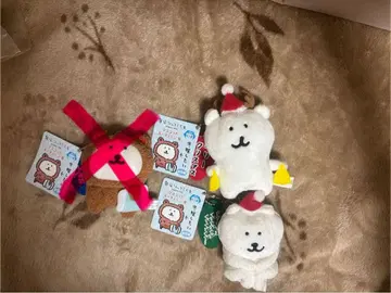 농담곰 마스코트 키체인 겨울 2개 세트