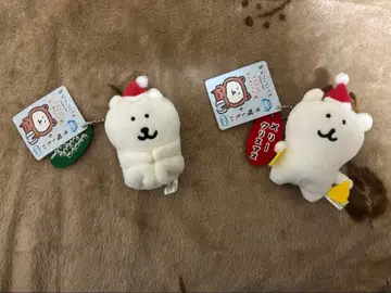 농담곰 마스코트 키체인 겨울 2개 세트
