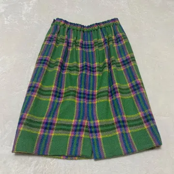 레어 Pommier 타이트 스커트 울 100% 그린 계열