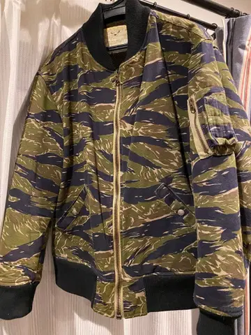 하이드 앤 시크 타이거 카모 MA-1 타이거 스트라이프 XL 월남전