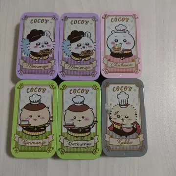 치이카와 코스 슬라이드 케이스 6개 세트