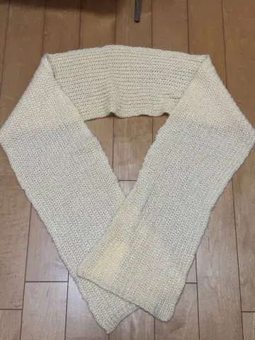 odds* 크림색 머플러 일본제 택 포함 새상품