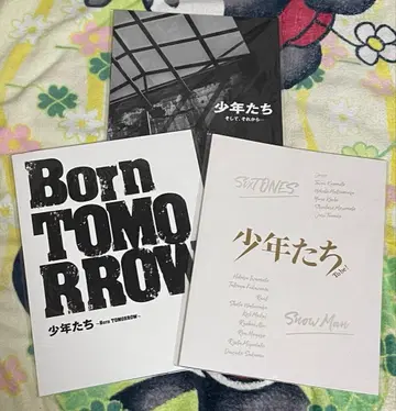 SnowMan SixTONES [소년들] 팜플렛 3권 묶음 판매