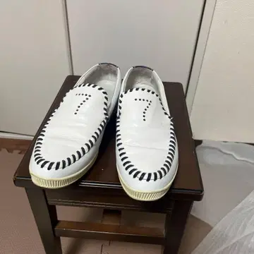 TOP SEVEN 로퍼 화이트/네이비