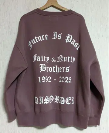 레어 새상품급 FATTY&NUTTY BROTHERS 맨투맨 XL 사이즈