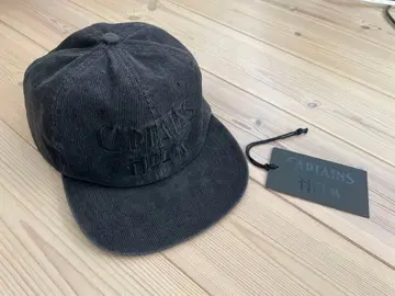 CAPTAINS HELM 코듀로이 캡 블랙 캡틴스 헬름