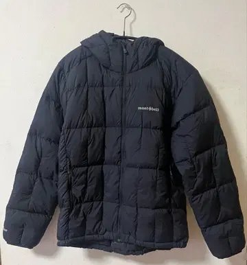 몽벨 네쥬 다운 블랙 M 사이즈 주머니 포함
