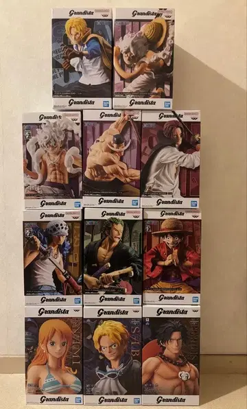 원피스 Grandista 피규어 세트