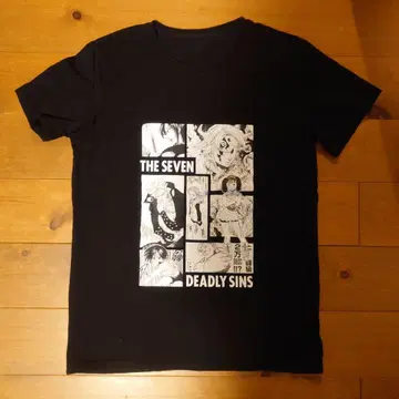 일곱개의 대죄 T셔츠 블랙
