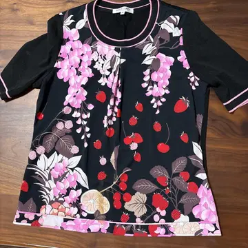 LEONARD SPORT 꽃무늬 반팔 상의 40