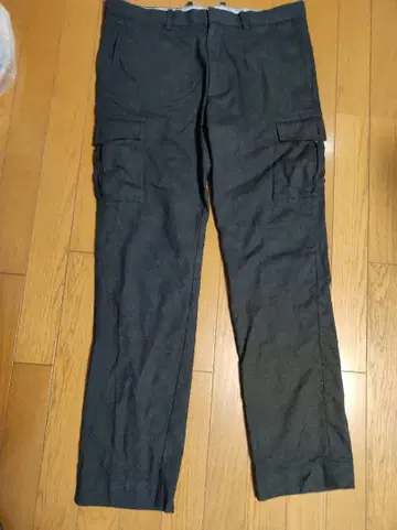 GAP 다크 그레이 울 카고 팬츠 4 포켓