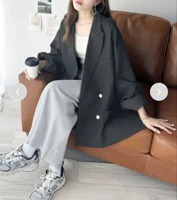 택 포함 새상품 CLASSICAL ELF 사이드 슬릿 더블 자켓