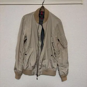 ALPHA INDUSTRIES MA-1 플라이트 자켓 L 베이지